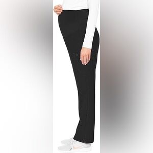Med Couture Black Maternity Straight Leg Pants